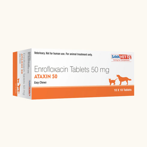 Savavet Ataxin (Enrofloxacin) Tablets for Dogs & Cats