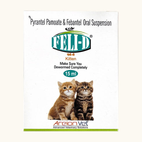 Areion Vet Feli D Kitten Deworming Suspension
