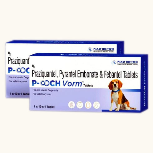 Dyntec Poochvorm Dewormer Tablets for Dogs