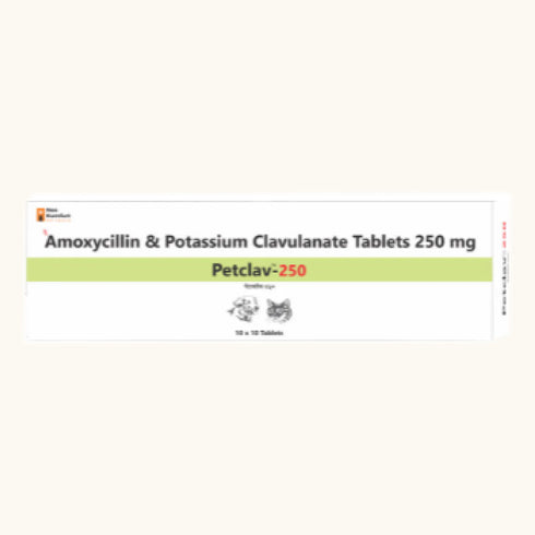 Neo Kumfurt Petclav 250mg (Amoxycillin) Tablet