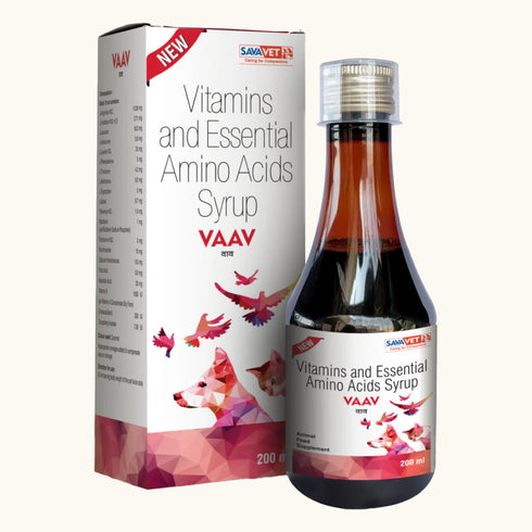 Savavet Kiwof Plus Dog Dewormer and Vaav Syrup for Dogs Combo