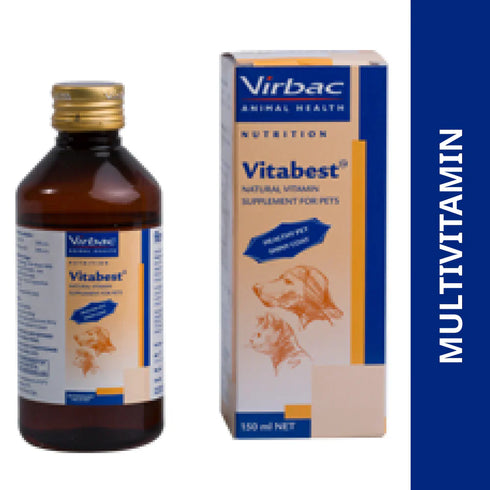Virbac Vitabest Multi Vitamin Supplement for Dogs & Cats