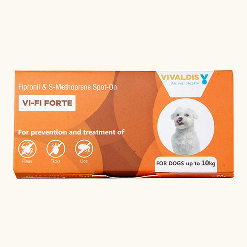 Vivaldis VI FI Forte Tick & Flea Control Spot on for Dogs