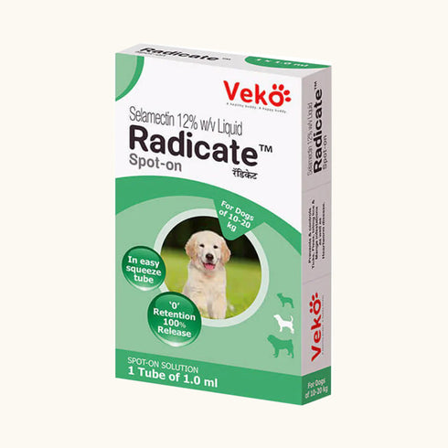 Veko Radicate (Selamectin) Tick & Flea Control spot on for Dogs